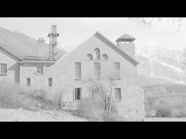 Historic north elevation of the Granite Paper Mill and elevator tower